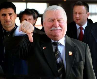 Lech Walesa, Poland�s Solidarity-era legend, ex-president and 1983 Nobel Peace Prize winner