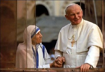 Blessed Mother Teresa of Cal�cutta and Blessed Pope John Paul II