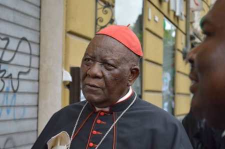 Cardinal Christian Tumi, archbishop emeritus of Douala, spoke to LifeSiteNews.com just outside the Vatican walls after the canonization of St. John Paul II and St. John XXIII.