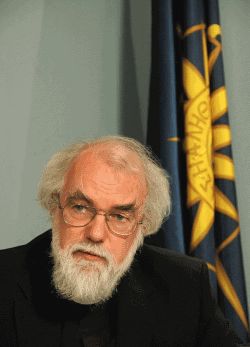 Dr Rowan Williams, the Archbishop of Canterbury