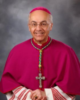 Bishop David D. Kagan of Bismarck