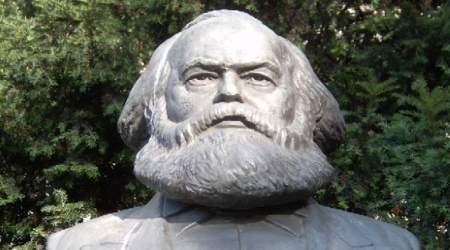 Karl Marx statue