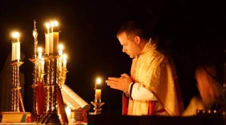 Latin Mass by candlelight