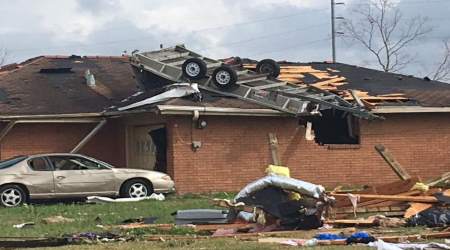 New Orleans tornado damage 2017