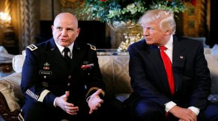 Trump with a general