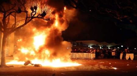 Berkeley leftists riot on Feb. 2