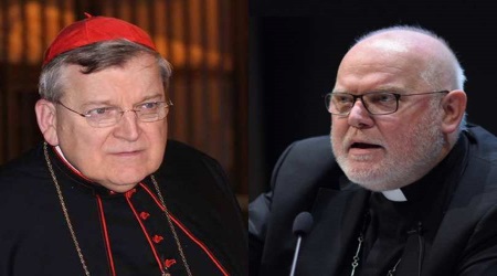 Cardinal Raymond Burke and Cardinal Reinhard Marx 