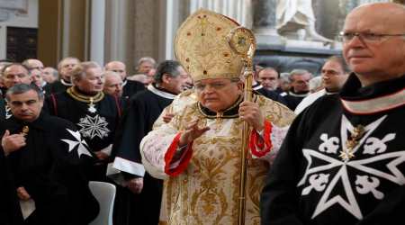 Cardinal Burke and the Knights of Malta