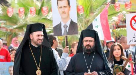 Christians support Assad