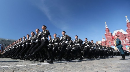 Russian Army on parade