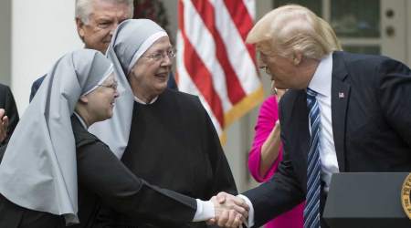 President Trump and The Little Sisters of the Poor