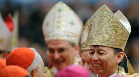 Archbishop Savio Hon Tai-Fai the Secretary of the Congregation for the Evangelization of Peoples has been removed from his powerful post by Pope Francis