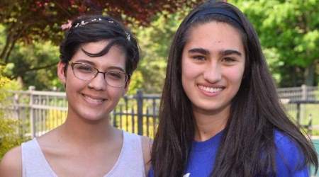 Elizabeth Castro, 17, of Upper Macungie Township (left) and Grace Schairer filed a federal civil rights lawsuit after Parkland High School officials denied their bid to establish a pro-life club