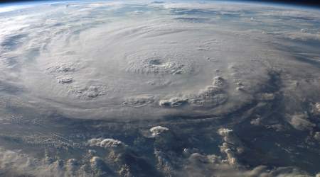 Hurrican Harvey from space