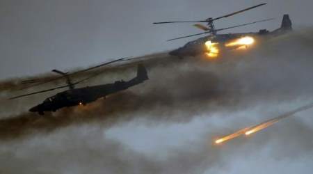Russian attack choppers
