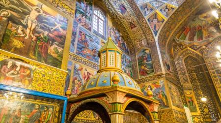 Gate of Vank cathedral, Isfahan, Iran