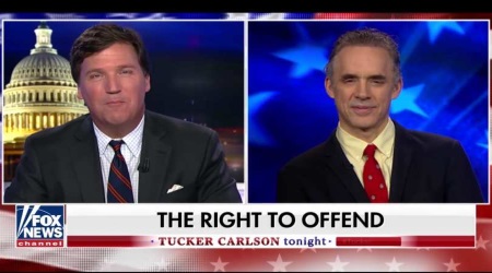 Tucker Carlson and Jordan Peterson