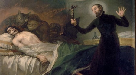 Francisco Goya's 1795 painting St. Francis Borgia Helping a Dying Impenitent