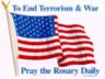 Join the Rosary Crusade today to stop terrorism and war.