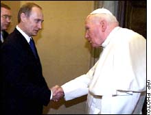 Putin and Pope