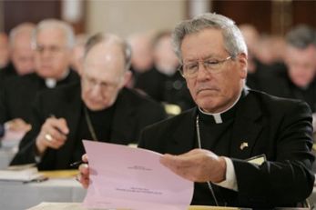 American bishops study a draft of the new translation in 2005
