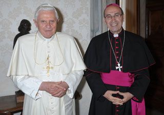 Pope Benedict XVI and Cardinal Velasio De Paolis