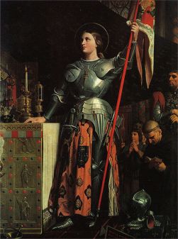  Joan of Arc at the Coronation of Charles VII. Oil on canvas, painted in 1854.