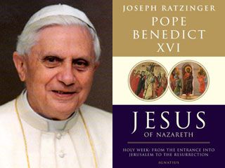 Pope Benedict XVI and his latest book Jesus of Nazareth - Holy Week: From the Entrance into Jerusalem to the Resurrection