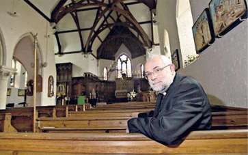 Fr Stephen Bould at St Peter's