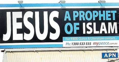Jesus: a prophet of Islam billboards