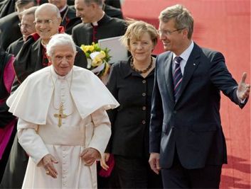 Pope Benedict XVI visits Germany.