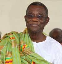 Ghanaian President John Evans Atta Mills