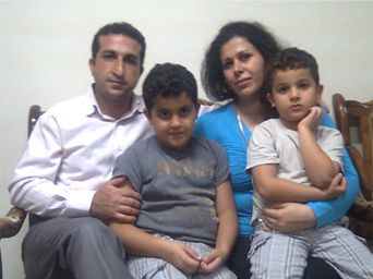 Yousef Nadarkhani and family