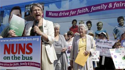 Members of the religious order at the Sacred Heart Mercy Health Care Center