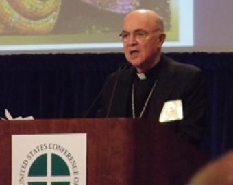 Papal Nuncio Archbishop Carlo Maria Vigano