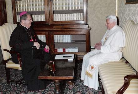 Pope Benedict XVI and Bishop Fernando Arêas Rifan