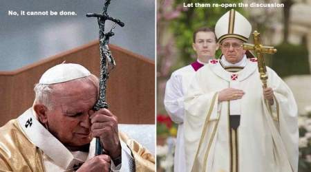 St. John Paul II and Francis