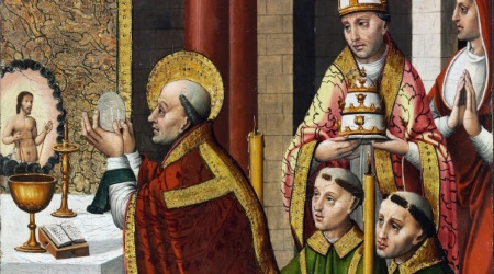 Mass of Saint Gregory the Great by Master of Portillo (1520-1525)