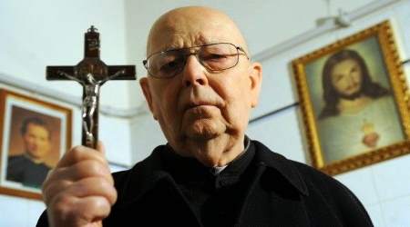 Father Gabriele Amorth, one of the most famous exorcists of the last century
