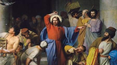 Jesus cleansing temple