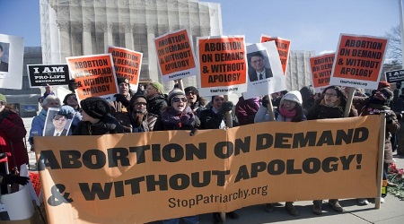 pro-abortion rally