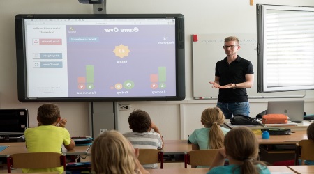 teacher and students
