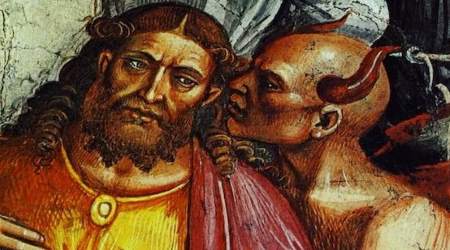 Luca Signorelli, detail from Sermons And Deeds Of The Antichrist (1499-1504)