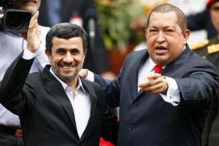 Chavez with good buddy and terrorist Mahmoud Amadinijad: