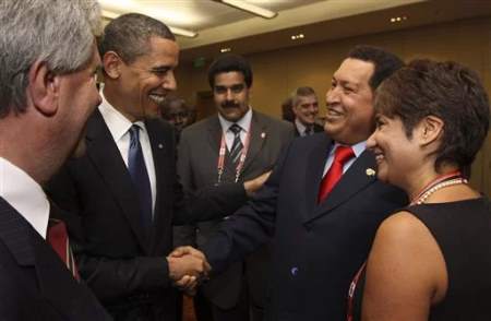 Chavez with good buddy Former President Obama: