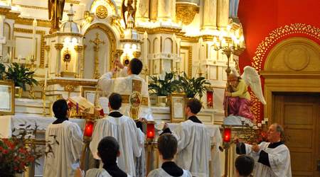 Consecration at High Mass