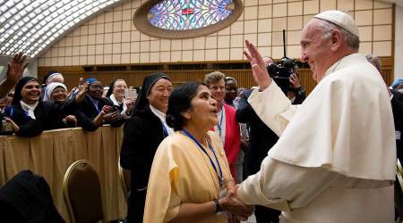 Francis and nuns
