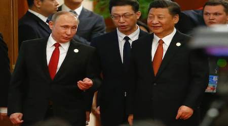 Chinese President Xi Jinping and Russian President Vladimir Putin