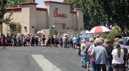 Chick-Fil-A line