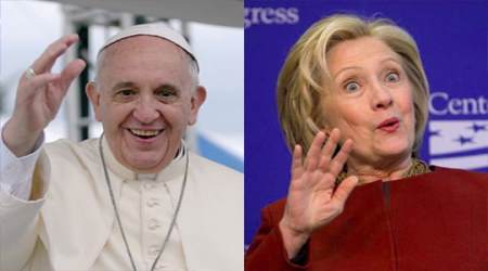 Francis and Hillary